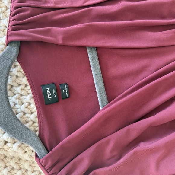 Aritzia Deep Purple Long  Sleeve Top - Picture 3 of 3